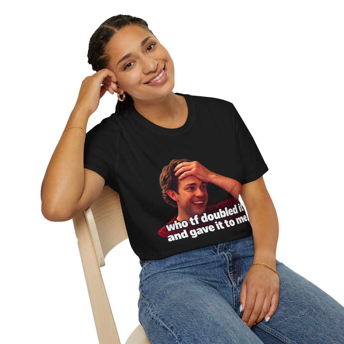Who TF Doubled It Meme T-Shirt - CorMerch